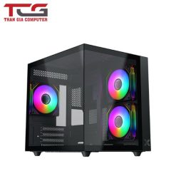 Vỏ case Xigmatek AQUA M Lite 3GF (Matx/Mid Tower/màu đen)