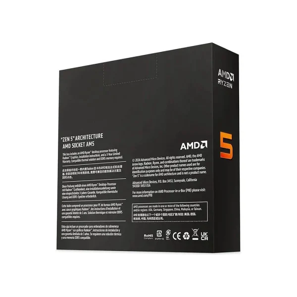 CPU AMD Ryzen 5 9600X (3.9 GHz Boost 5.4 GHz | 6 Cores / 12 Threads | 32 MB Cache) - Ảnh 4