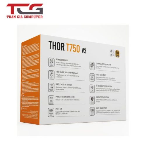 Nguồn Xigmatek Thor T750M v2 750W EN41488 - 80 Plus Bronze, Full Modular