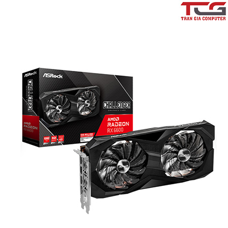 Card màn hình Asrock Radeon RX 6600 Challenger 8GB