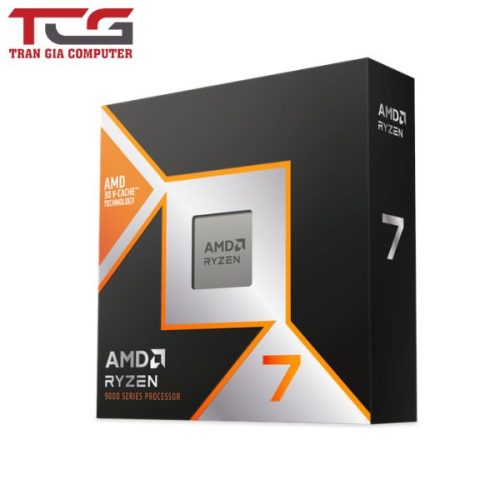 CPU AMD Ryzen 7 9800X3D / 4.7GHz Boost 5.2GHz / 8 nhân 16 luồng / 104MB / AM5