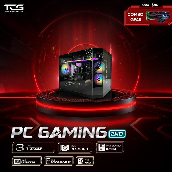 PC GAMING i7 13700KF RTX 3070Ti | RAM 32GB DDR5 | SSD 500GB - TGPCGM062