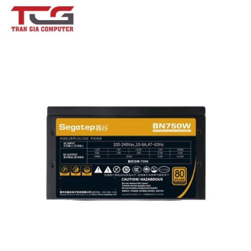 Nguồn Segotep BN750W 80 Plus Bronze PCIE 5 (SG-750B)