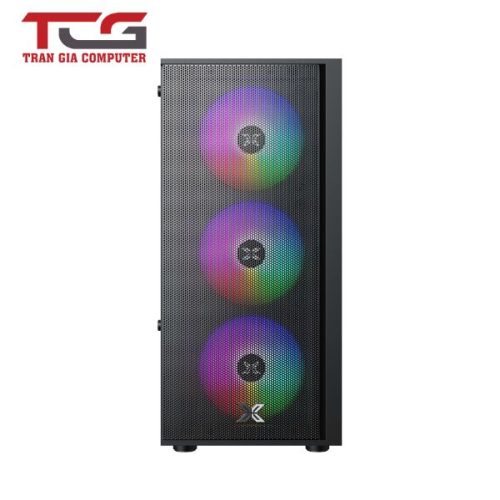 Vỏ Case Xigmatek MYX Air 3F EN45967 (Matx, 3 fan RGB, Màu Đen)