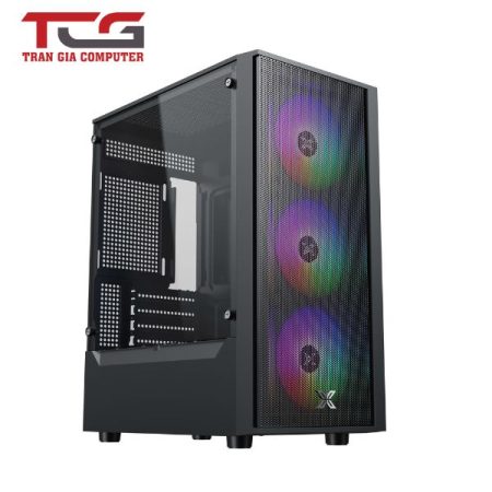 Vỏ Case Xigmatek MYX Air 3F EN45967 (Matx, 3 fan RGB, Màu Đen)