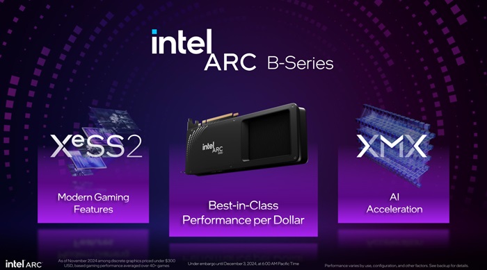 Intel Arc Battlemage B580 ra mắt lần lượt là 249 đô la Mỹ và B570 10 GB có giá 219 đô la Mỹ: Ray tracing khỏe hơn nhưng có vẻ rẻ hơn RTX 4060