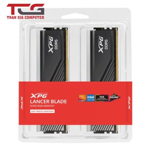 Ram Adata XPG Lancer Blade RGB Black 32GB | 16x2, DDR5, 6000MHz (AX5U6000C3016G-DTLABRBK)