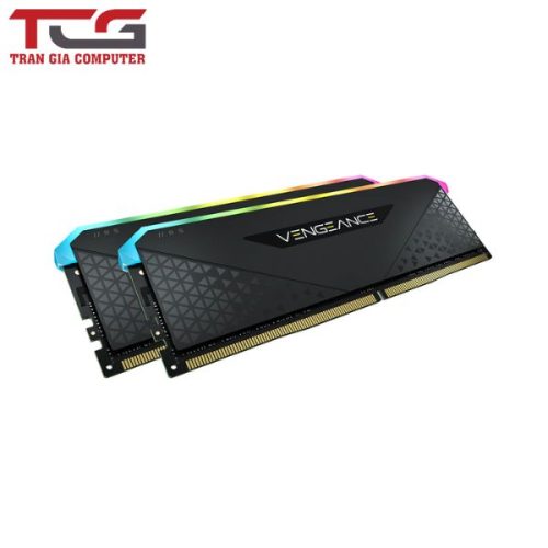 Ram PC Corsair Vengeance RGB RS 64GB 3600MHz DDR4 (2x32GB) CMG64GX4M2D3600C18