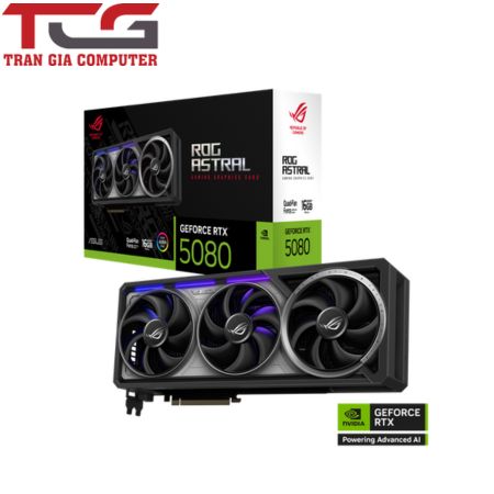 Card màn hình VGA ASUS ROG Astral GeForce RTX 5080 16GB GDDR7 (ROG-ASTRAL-RTX5080-16G-GAMING)