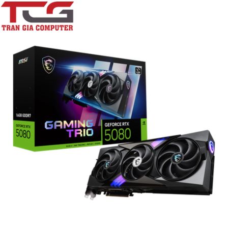 Card màn hình VGA MSI GeForce RTX 5080 16G GAMING TRIO OC