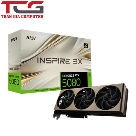 Card màn hình VGA MSI GeForce RTX 5080 16G INSPIRE 3X OC