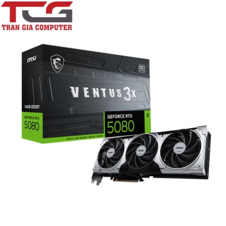 Card màn hình VGA MSI GeForce RTX 5080 16G VENTUS 3X OC PLUS