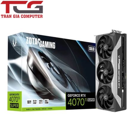 Card màn hình ZOTAC GAMING GeForce RTX 4070 Ti SUPER SOLID 16GB GDDR6X