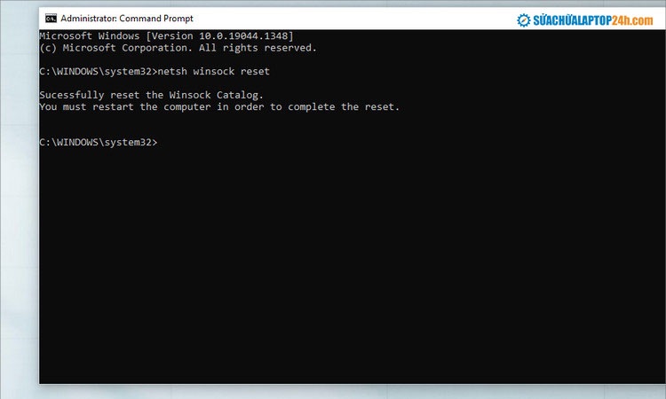 Sử dụng Command Prompt