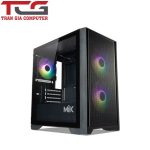 Vỏ Case MIK MORAX 3FA BLACK (Mini Tower/ Màu Đen/ 3 fan)