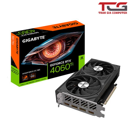 Card màn hình VGA Gigabyte GeForce RTX 4060 Ti WINDFORCE OC 16G