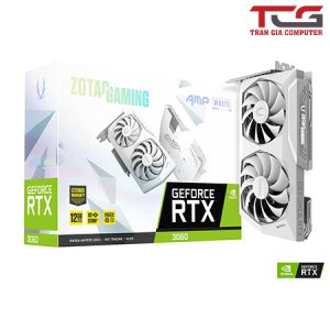 Card màn hình ZOTAC GeForce RTX 3060 12GB GDDR6 AMP White Edition