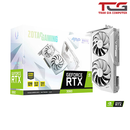 Card màn hình ZOTAC GeForce RTX 3060 12GB GDDR6 AMP White Edition -5