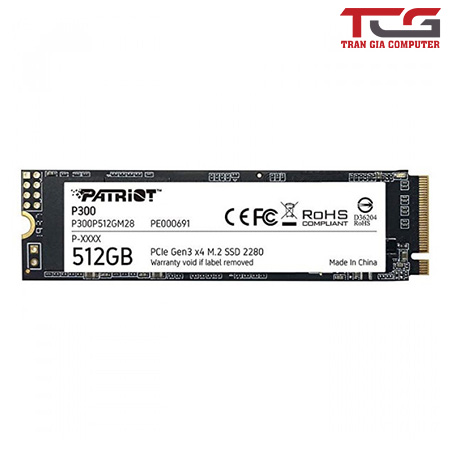 Ổ Cứng SSD Patriot P300 512GB M2 2280 NVMe (P300P512GM28)