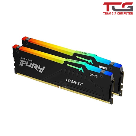 RAM Kingston FURY Beast RGB 64GB (2x32GB) DDR5 5200Mhz