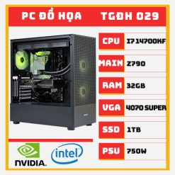 PC Đồ Họa I7 14700KF RTX 4070 Super RAM 32G