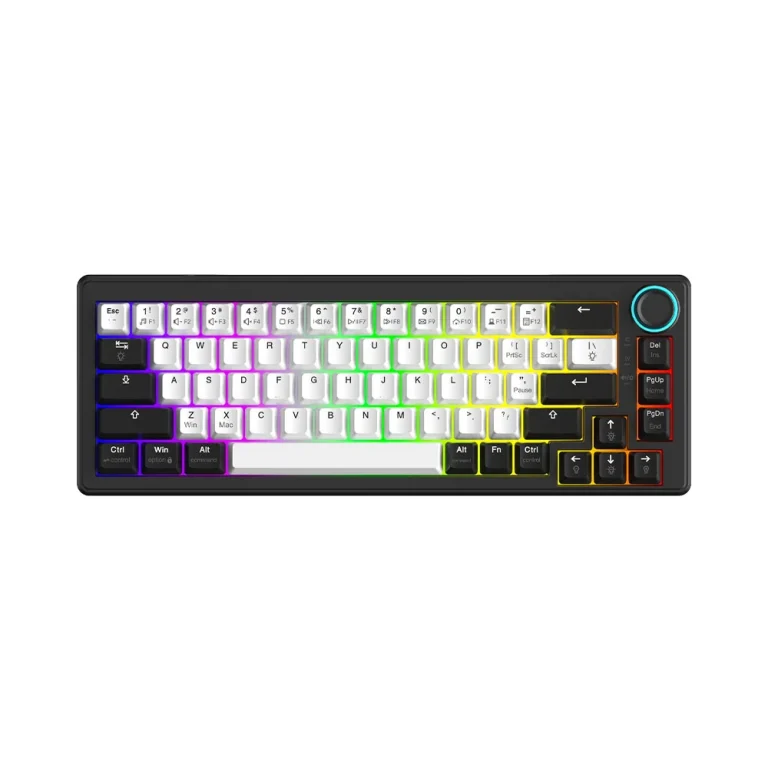 Bàn phím cơ DareU EK65s White Black PBT Dream Switch