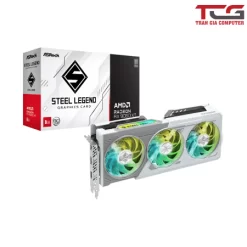 Card màn hình Asrock RX 9060 XT Steel Legend 8GB OC White