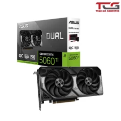 Card màn hình ASUS Dual GeForce RTX 5060 Ti 16GB GDDR7 OC Edition
