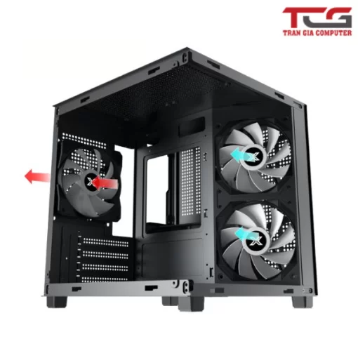 Vỏ case Xigmatek Aqua M Nano II Black (EN46964)
