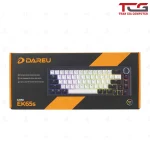 Bàn phím cơ DareU EK65s White Black PBT Dream Switch
