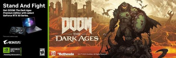 Mua VGA RTX 5070 trở lên nhận Code Game DOOM