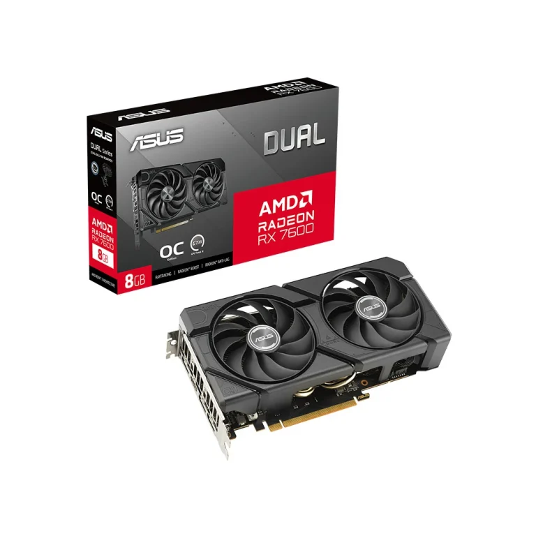 Card màn hình ASUS Dual Radeon RX 7600 EVO OC Edition 8G GDDR6