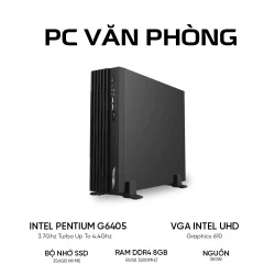 PC MSI Pro DP130 G6405/8G-3200/256G-Nvme/Wifi/BT/Đen/Small Office
