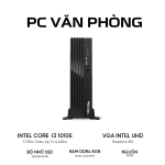PC MSI Pro DP130 i3-10105/8G-3200/256G-Nvme/Wifi/BT/Đen/Small Office