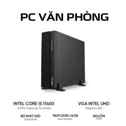PC MSI Pro DP130 i5-11400/16G-3200/256G-Nvme/Wifi/BT/Đen/Small Office