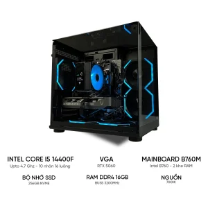 PC Gaming I5 14400F RTX 5060 RAM 16GB