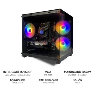 PC GAMING i5 9400F GTX 750TI 4GB | RAM 16GB | SSD 256GB