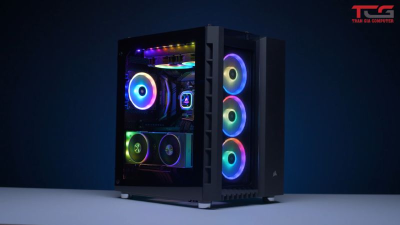 Bộ PC Gaming hoàn thiện sau khi lắp đặt linh kiện