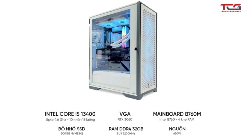 PC Đồ Họa i5 13400 RTX 3060 | RAM 32GB | SSD 500GB