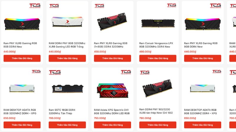 chọn ram cho pc đồ họa