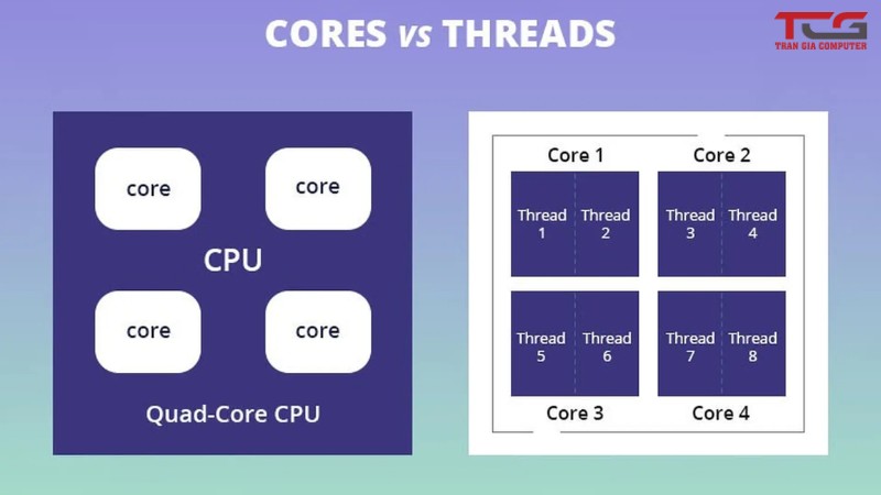 Số nhân số luồng CPU