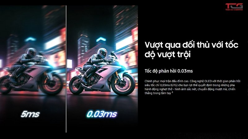Tốc độ phản hồi 0.03ms