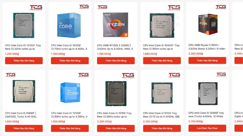 chọn CPU cho pc đồ họa