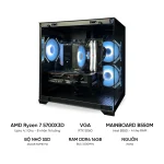 PC Gaming Ryzen 7 5700X3D RTX 5060 | RAM 16GB | SSD 256GB Chuyên Game