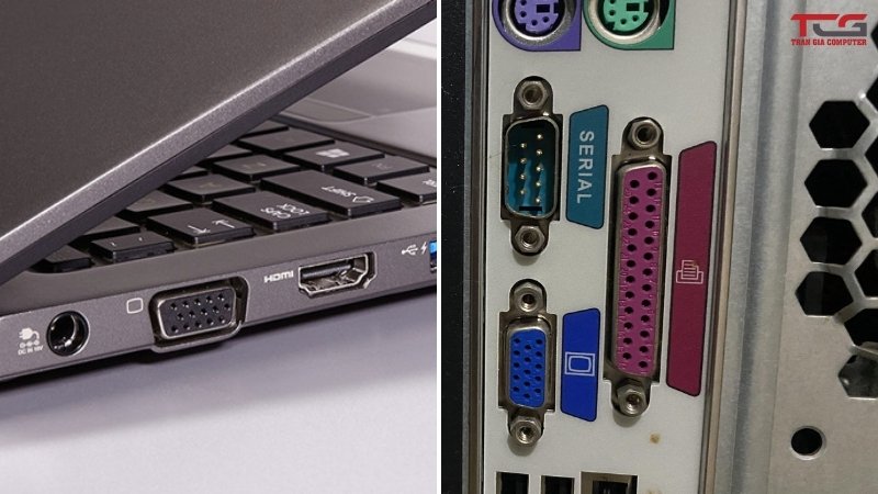 Cổng VGA trên laptop và PC