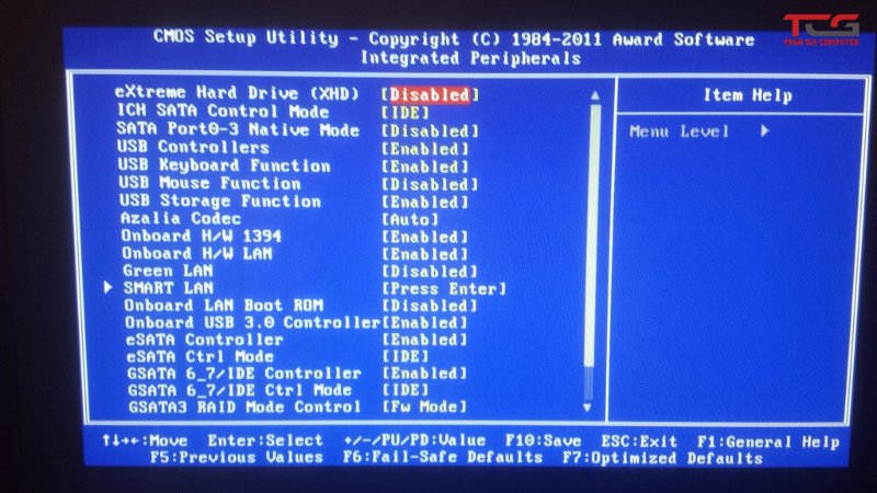 Kiểm tra BIOS có nhận SSD không?