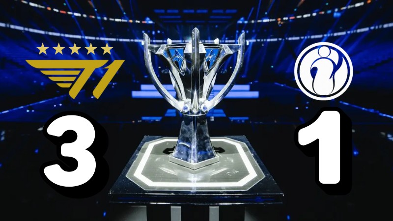 t1 vs ig: 3 - 1