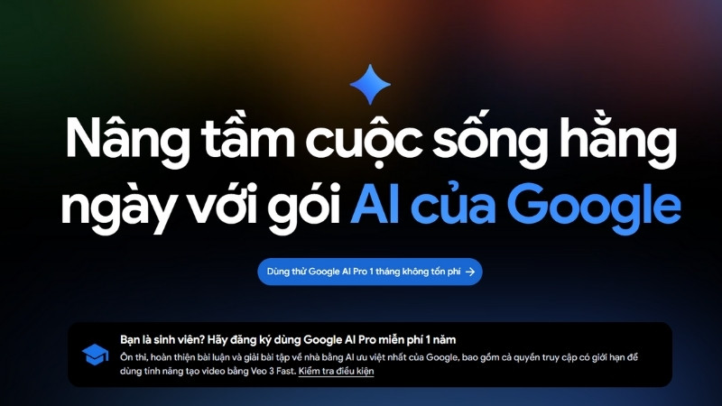 Google AI Pro miễn phí