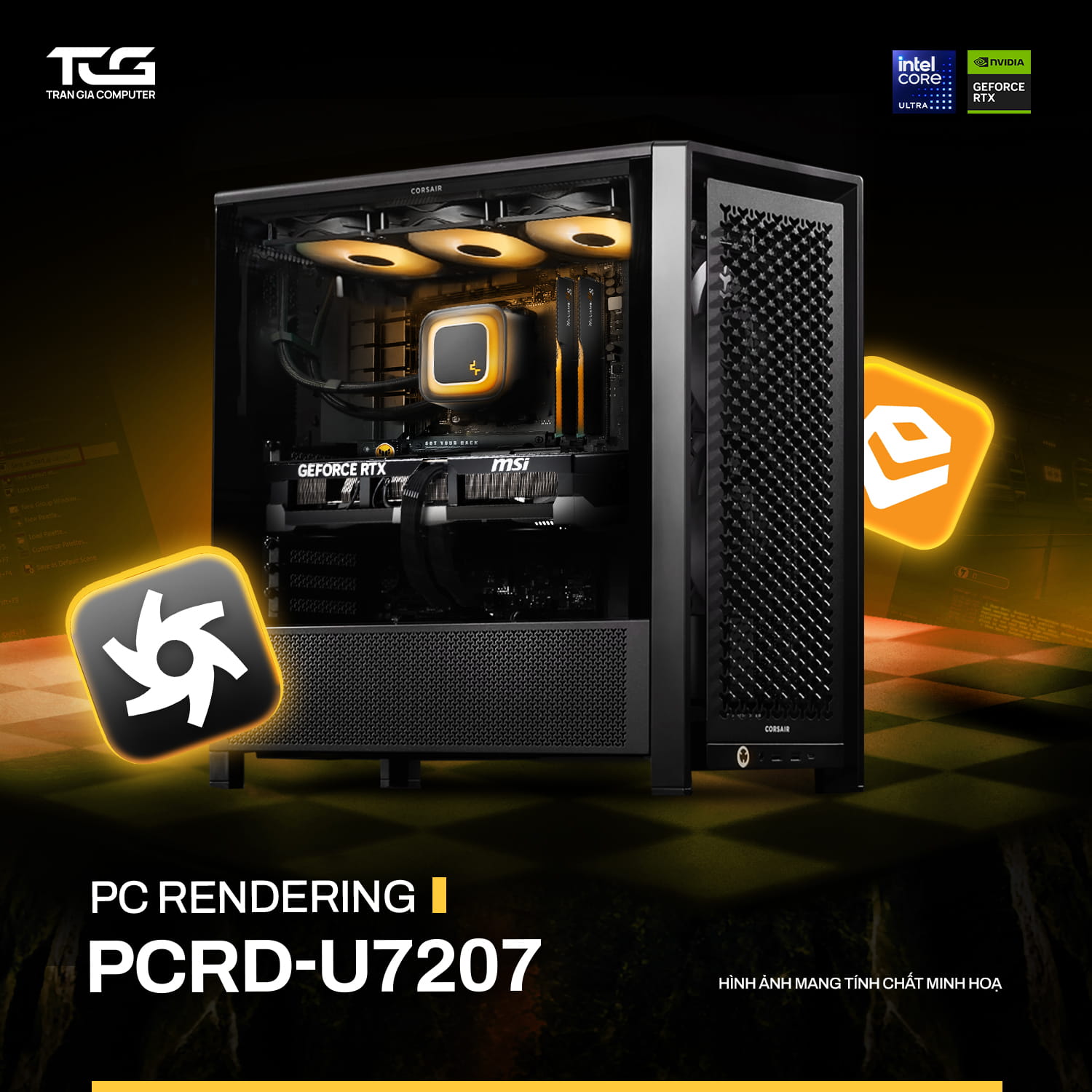 TRẦN GIA COMPUTER I PC RENDER PCRD-U7207 TRẦN GIA COMPUTER I PC RENDER PCRD-U7207