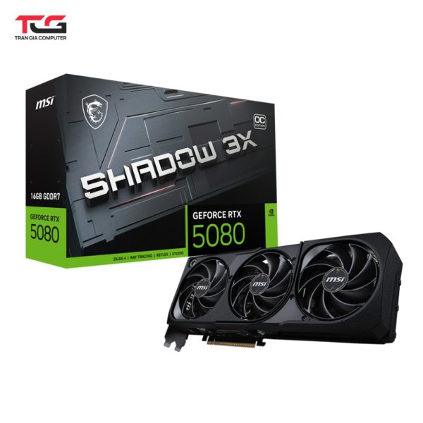 Card Màn Hình MSI RTX 5080 16GB SHADOW 3X OC